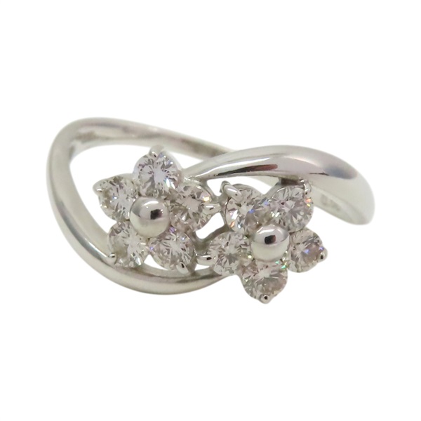 18K白金 碎鑽 戒指【JEWELRY 無品牌珠寶】