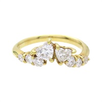 18K黃金 鑽石 戒指【JEWELRY 無品牌珠寶】