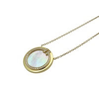 18K黃金 圓形母貝 T 項鍊【Tiffany & Co 蒂芬妮】