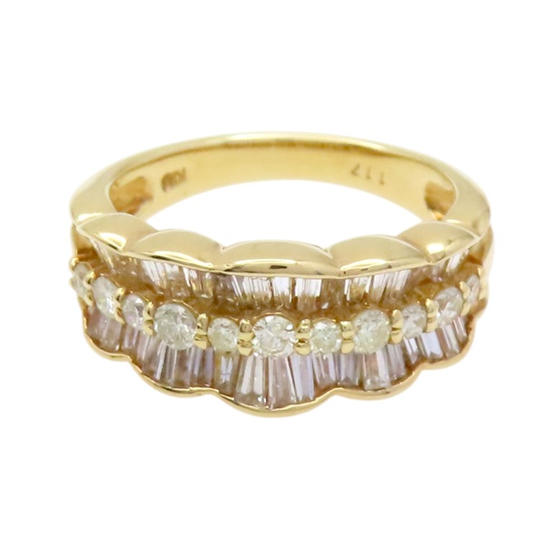 18K黃金 鑽石 戒指【JEWELRY 無品牌珠寶】