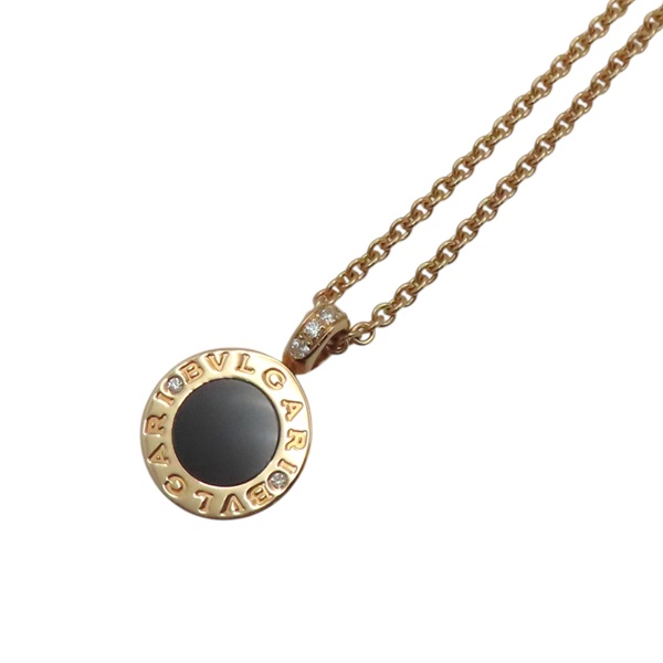 18K玫瑰金 珍珠母貝 縞瑪瑙 鑲鑽石 BVLGARI BVLGARI 項鍊【BVLGARI 寶格麗】 347761