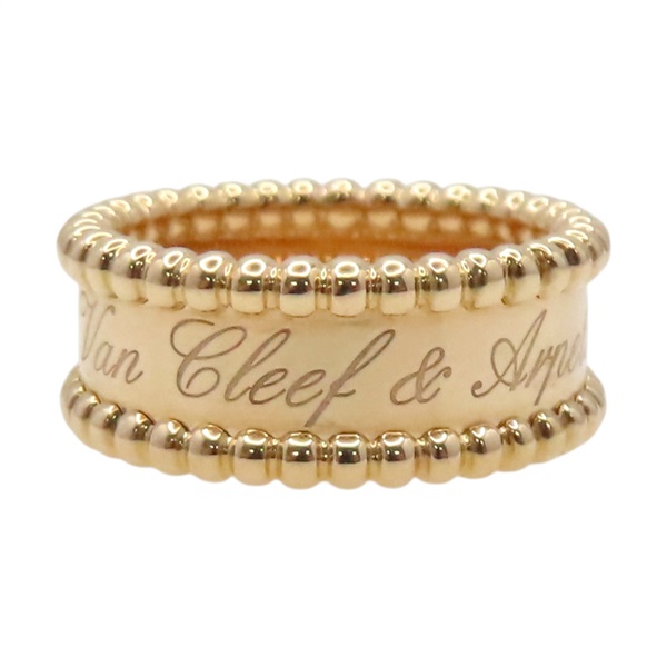 18K玫瑰金 Perlee Signature 戒指 50【Van Cleef & Arpels 梵克雅寶】 VCARN32400