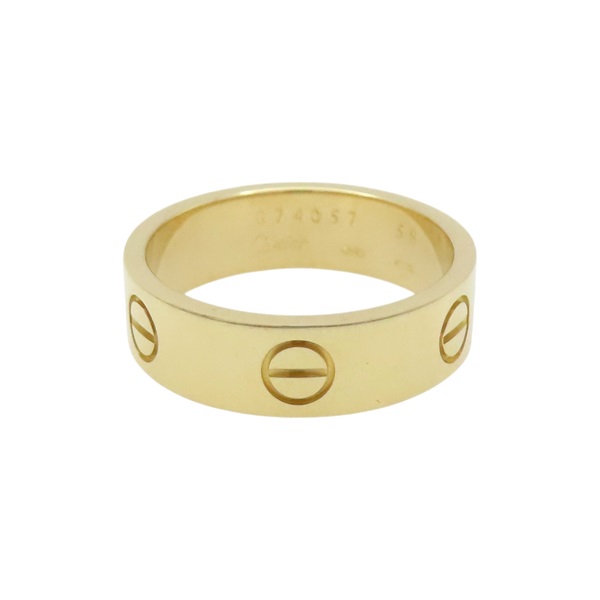 18K黃金 Love 戒指 #58【Cartier 卡地亞】 B4084600