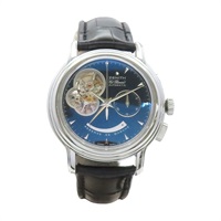 藍色錶盤 皮帶 Chronomaster T Open El Primero 腕錶【ZENITH 真力時】 03.0240.4021/21.C495