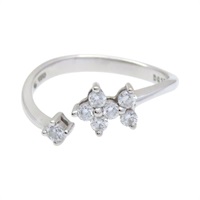 18K白金 鑽石 戒指【JEWELRY 無品牌珠寶】 Diamond 1.89g