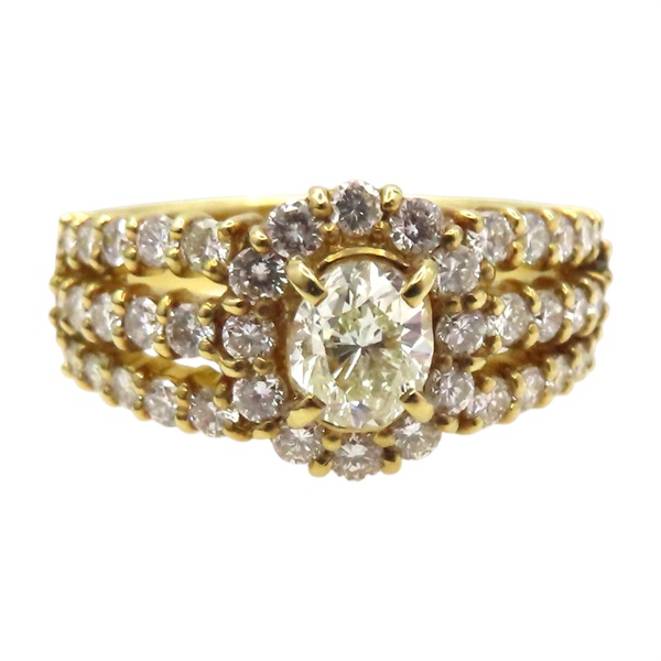 18K黃金 鑽石 戒指【JEWELRY 無品牌珠寶】 Diamond 6.6g