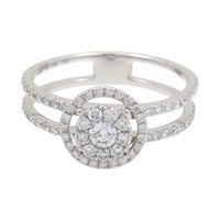 18K白金 鑽石 戒指【JEWELRY 無品牌珠寶】 Diamond 2.8g