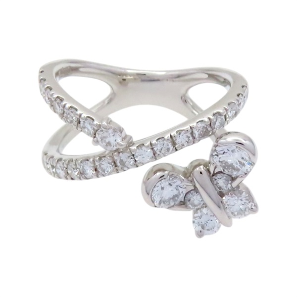 18K白金 鑽石 蝴蝶 戒指【JEWELRY 無品牌珠寶】 Diamond 8.4g