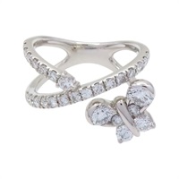18K白金 鑽石 蝴蝶 戒指【JEWELRY 無品牌珠寶】 Diamond 8.4g