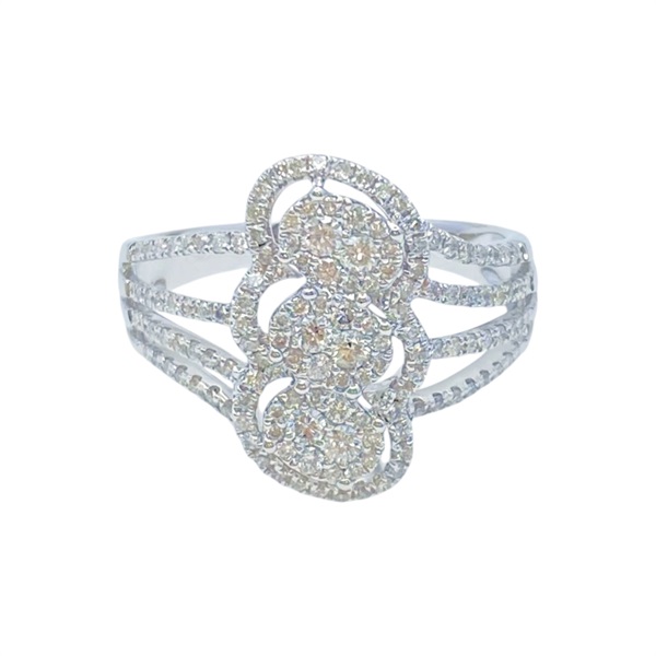 18K白金 鑽石 戒指【JEWELRY 無品牌珠寶】 Diamond 5.3g