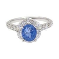 18K白金 藍寶石 戒指【JEWELRY 無品牌珠寶】 Sapphire 3.4g