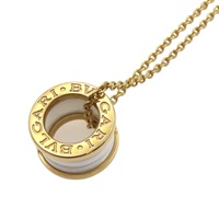 18K玫瑰金 白色陶瓷 B-zero1 項鍊【BVLGARI 寶格麗】 346082