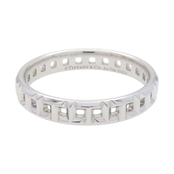 18K白金 T True 窄版 戒指【Tiffany & Co 蒂芬妮】