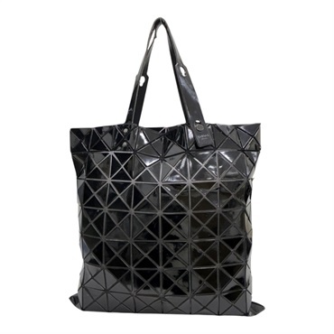 黑色 PVC塗層帆布 肩背包【BAO BAO ISSEY MIYAKE 三宅一生】 BB55-AG071