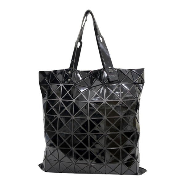 黑色 PVC塗層帆布 肩背包【BAO BAO ISSEY MIYAKE 三宅一生】 BB55-AG071