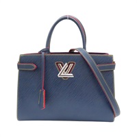 藍色 EPI 水波紋 牛皮 Twist 兩用包【LOUIS VUITTON LV 路易威登】 M54980