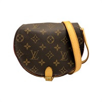 棕色 原花帆布 Tambourin 肩背包【LOUIS VUITTON LV 路易威登】 M51179