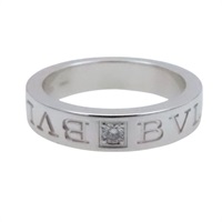 18K白金 1PD鑽石 B.zero1 Essential 戒指 50【BVLGARI 寶格麗】