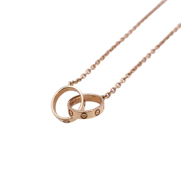18K玫瑰金 LOVE吊墜 項鍊【Cartier 卡地亞】 B7212300