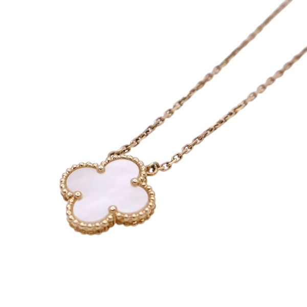 18K黃金 母貝 Vintage Alhambra 項鍊【Van Cleef ＆ Arpels 梵克雅寶】 VCARA45900