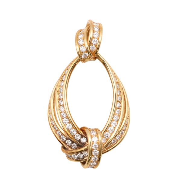 18K黃金 鑽石 墜飾【JEWELRY 無品牌珠寶】 Diamond 10.2g