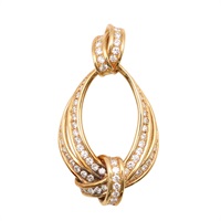18K黃金 鑽石 墜飾【JEWELRY 無品牌珠寶】 Diamond 10.2g