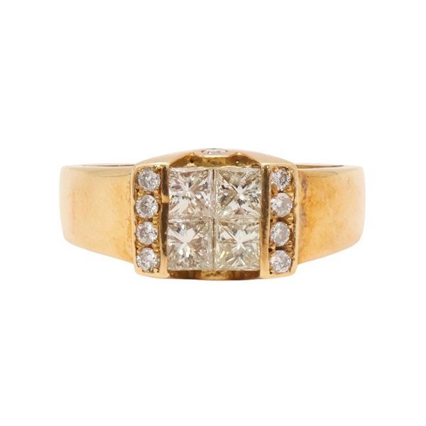 18K黃金 鑽石 戒指【JEWELRY 無品牌珠寶】