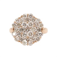 18K玫瑰金 鑽石 戒指【JEWELRY 無品牌珠寶】 Diamond 4.9g