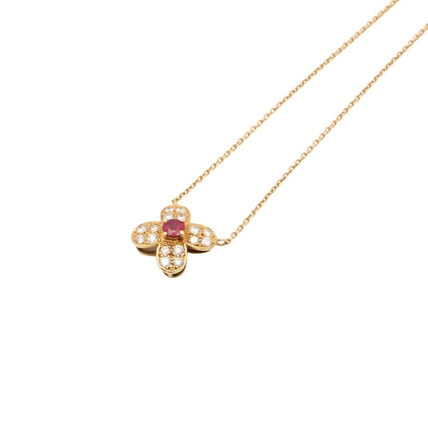 18K 黃金 紅寶石 項鍊【JEWELRY 無品牌珠寶】 Ruby 4.2g