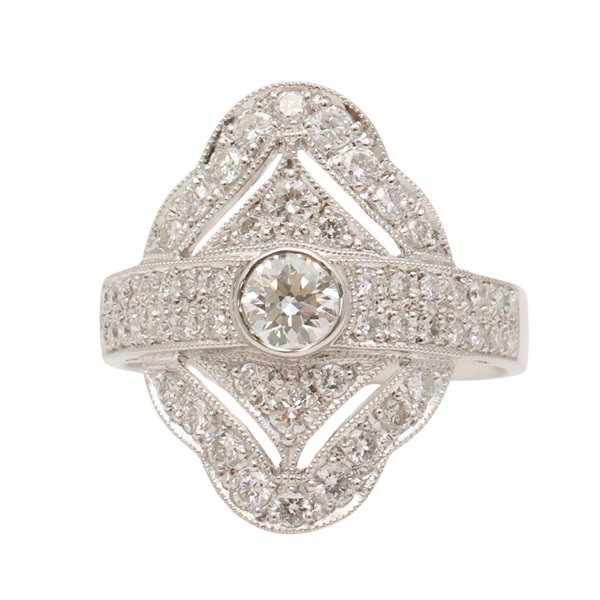 PT950 鉑金 鑽石 戒指【JEWELRY 無品牌珠寶】 Diamond 8.7g