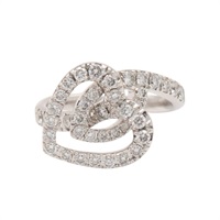 18K白金 鑽石 戒指【JEWELRY 無品牌珠寶】 Diamond 4.8g