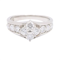 PT1000鉑金 鑽石 戒指【JEWELRY 無品牌珠寶】 Diamond 7.5g