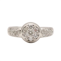 PT900 鉑金 鑽石 戒指【JEWELRY 無品牌珠寶】 Diamond 7.0g