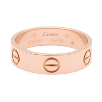 Love 戒指 18K玫瑰金 56【Cartier 卡地亞】 B4084800