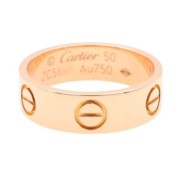 18K玫瑰金 Love 戒指【Cartier 卡地亞】 B4084800