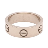 Love 戒指 18K白金 50【Cartier 卡地亞】 B4084700