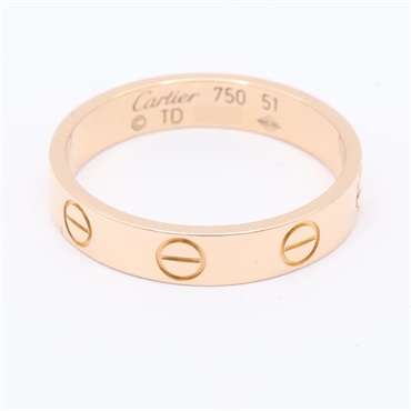 Love 戒指 18K玫瑰金 51【Cartier 卡地亞】 B4085200