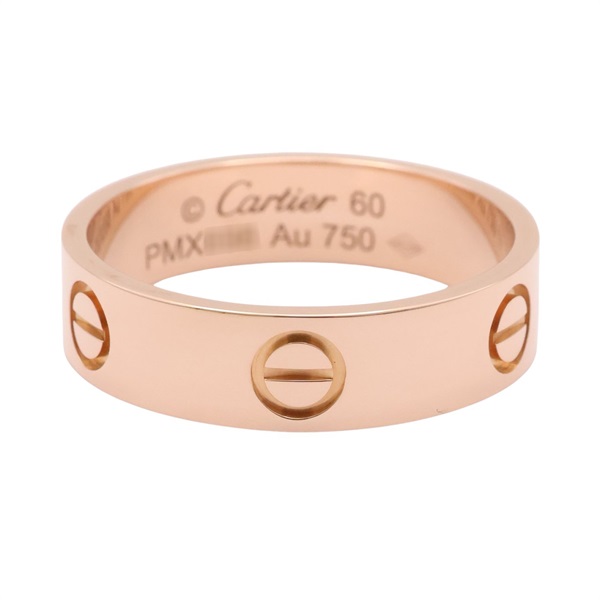 Love 戒指 18K玫瑰金 60【Cartier 卡地亞】