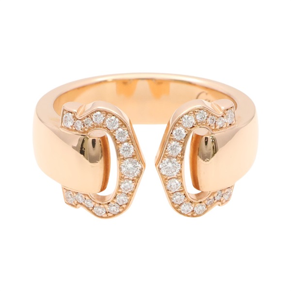 18K玫瑰金 鑽石 2C Bouclee 戒指【Cartier 卡地亞】