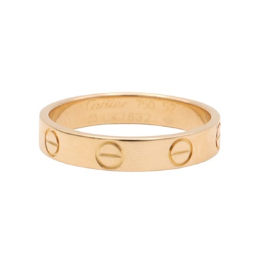 Love 戒指 18K黃金 52【Cartier 卡地亞】