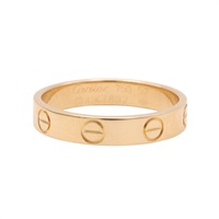 Love 戒指 18K黃金 52【Cartier 卡地亞】