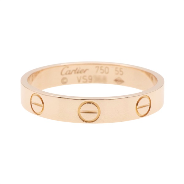 18K玫瑰金 Mini Love 戒指【Cartier 卡地亞】