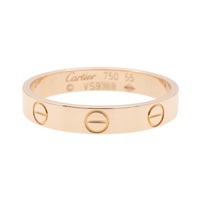 18K玫瑰金 Mini Love 戒指【Cartier 卡地亞】