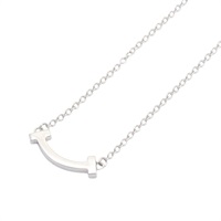 T Smile Mini 項鍊 18K白金【Tiffany ＆ Co 蒂芬妮】