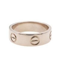 Love 戒指 18K白金 50【Cartier 卡地亞】