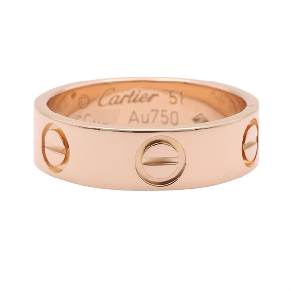 Love 戒指 18K玫瑰金 51【Cartier 卡地亞】
