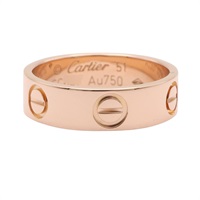 Love 戒指 18K玫瑰金 51【Cartier 卡地亞】