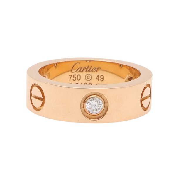 Love Ring 3PD 戒指 18K玫瑰金 49【Cartier 卡地亞】