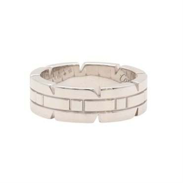 18K白金 Tank Francaise 戒指 50【Cartier 卡地亞】