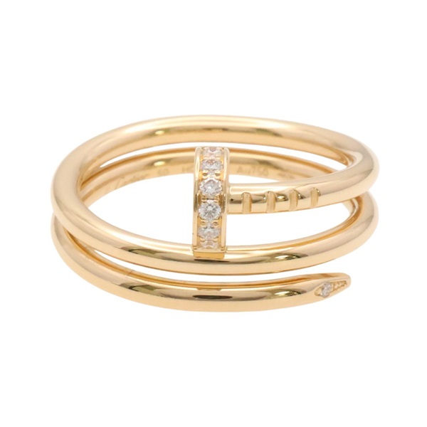 18K黃金 鑽石 Juste Un Clou 戒指 50【Cartier 卡地亞】 B4211800